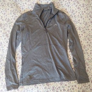 Head Tennis Exercise Jacket Pullover Quarter Zip